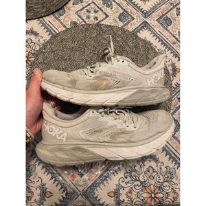 Hoka Clifton 8 Womens Running Shoes Light Grey 1119394-SSDR Size 10